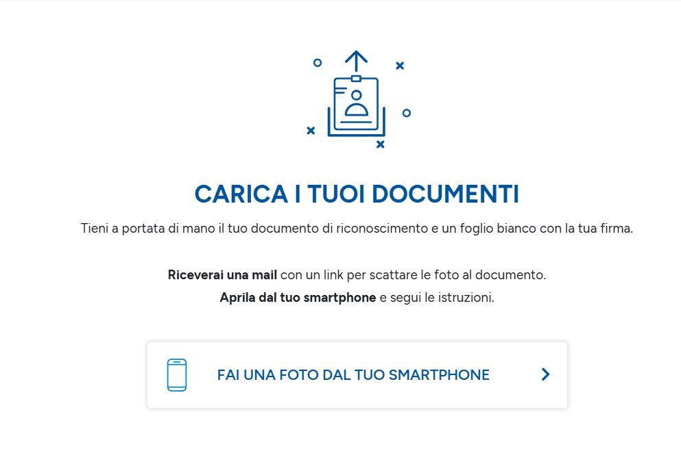 carica documenti apertura conto fineco