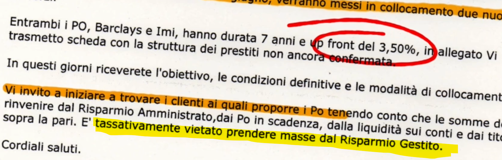 PAC bancario costi