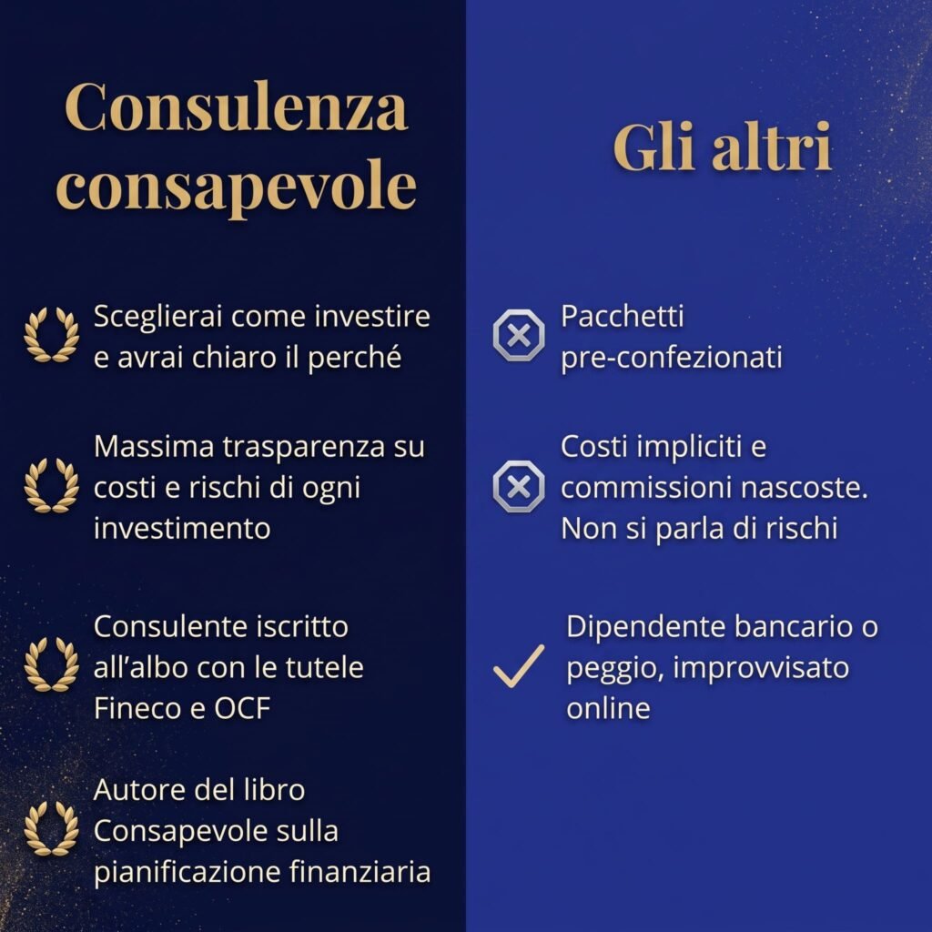 Matteo Foti investire per i figli